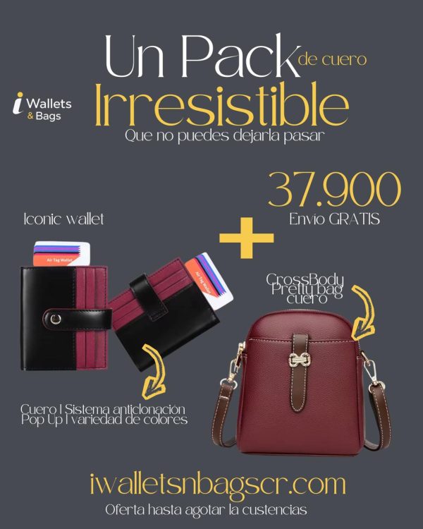 Pack Irresistible Icon Wallet +Pretty Bag