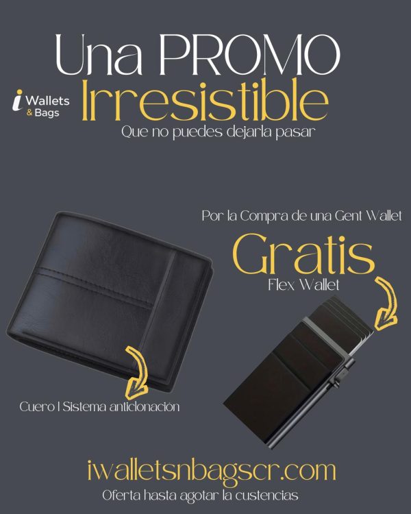 Promo Gents Wallet + Flex Wallet Gratis