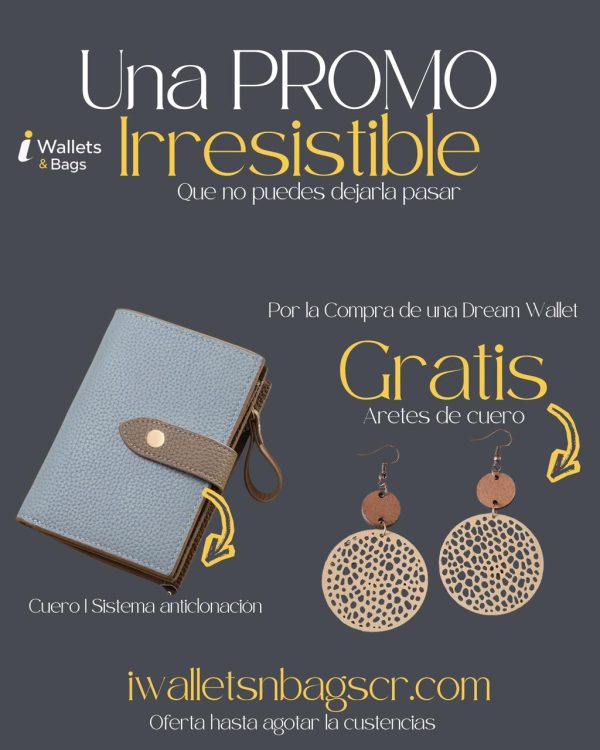 Promo Dream Wallet + Aretes Gratis