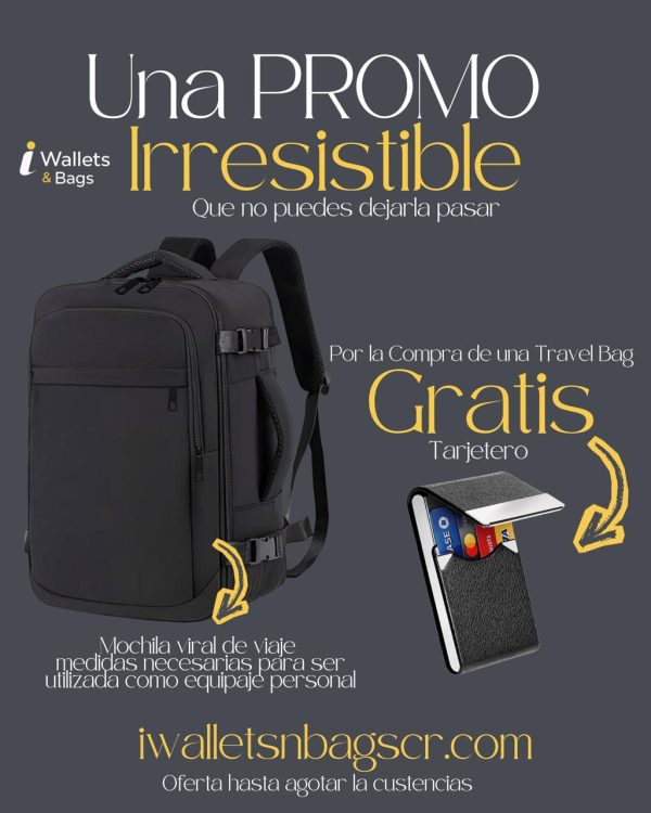 Promo Travel Bag + Steel Wallet Gratis